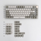8008 White Grey 104+7 GMK ABS Doubleshot Double Shot Keycaps for Cherry MX Mechanical Gaming Keyboard